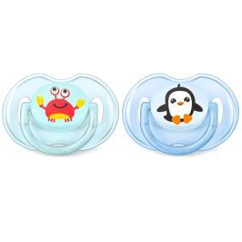 Avent Philips - Šidítko Oceán 0-6m. chlapec, 2ks