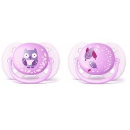 Avent Philips - Šidítko Ultrasoft Deco 0-6 m. dívka, 2 ks