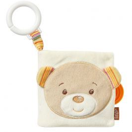 BABY FEHN - Rainbow plyšová knížka medvídek