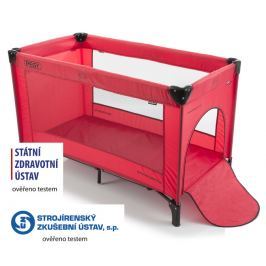 BABYPOINT - Cestovní postýlka Pegy - červená
