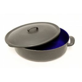 BELIS - Smaltovaný pekáč s poklicí 32 cm, oválný