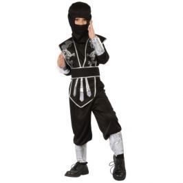 CASALLIA - Karnevalový kostým Ninja s maskou černý L