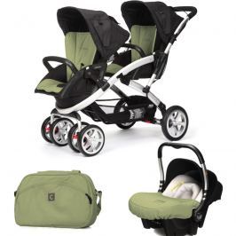 CASUALPLAY - Set kočárek pro dvojčata Stwinner, 2 x autosedačka Baby 0plus a Bag 2017 - GRAPE