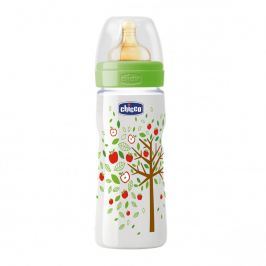 Chicco - Láhev bez BPA Well-Being kaučukový dudlík rychlý 330ml