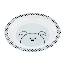 LÄSSIG - Dětský talíř Plate with Silicone Little Chums dog