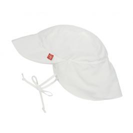 LÄSSIG - Klobouček Sun Protection Flap Hat - white 18-36 měsíců