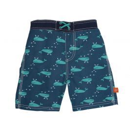 LÄSSIG - Plavky Board Shorts Boys - blue whale od 12 měsíců