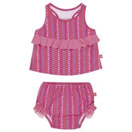 LÄSSIG - Plavky Tankini Girls 2016 - dottie lines XL