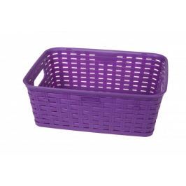MAKRO - Plastový košík s imitací ratanu