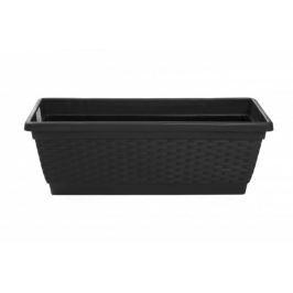 MAKRO - Plastový truhlík 50 cm - hnědý