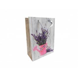 MAKRO - Taška dárková 18x24cm papír - Levandule