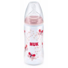 NUK - FC+ Láhev PP 300ml, SI, V1, M, růžová