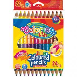 PATIO - Colorino pastelky Jumbo dvoubarevné TRIO 24 barev