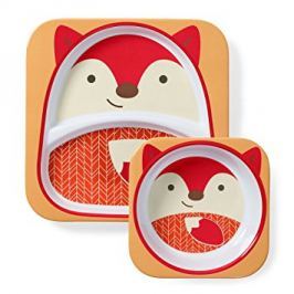 SKIP HOP - Zoo Jídelní set - Líštička 6m+