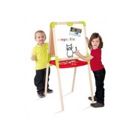 SMOBY - 28015 Dřevěná tabule magnetická oboustranná skládací