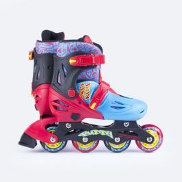 SPOKEY - BUDDY Kolečkové brusle rmodro-červené ABEC1 Carbon vel. 30-33