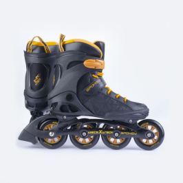 SPOKEY - XTREC Kolečkové brusle černá-oranžová ABEC9 Chrom vel.42