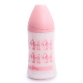 SUAVINEX - LÁHEV SCOTTISH Široké hrdlo 270 ml - RŮŽOVÁ LÁHEV SCOTTISH Široké hrdlo 270 ml - RŮŽOVÁ/PEJSCI