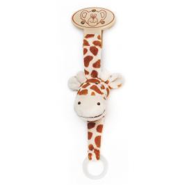 TEDDYKOMPANIET - Držák na dudlík Diinglisar 21cm, žirafa