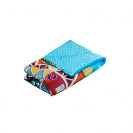 TEGA BABY - Dětská přikrývka 75x100 Cars, modrý