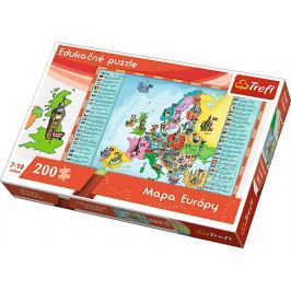 TREFL - Edukační Puzzle Mapa Evropy 200