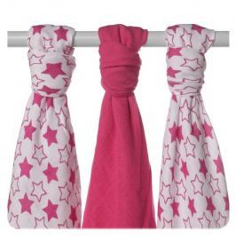 XKKO - BMB 70x70 - Little Stars Magenta MIX 3ks