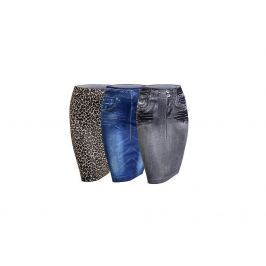 Sukně Rock Jeans - 3 kusy, vel.M
