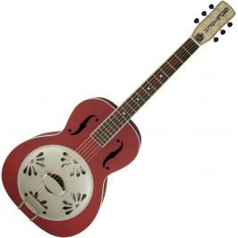 Gretsch G9241 Alligator Biscuit Resonator Guitar Chieftain Red