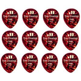 Dunlop 485P-05TH Celluloid Teardrop Shell Thin Player's Pack