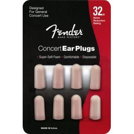 Fender Concert Series Foam Ear Plugs 4 Sets