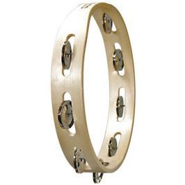 Tycoon Single Row Wooden Tambourine With Steel Jingles