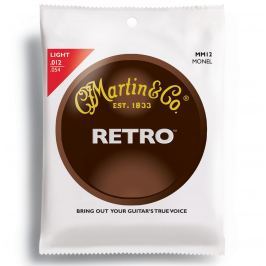 Martin MM12 Retro Acoustic Guitar Strings, Light