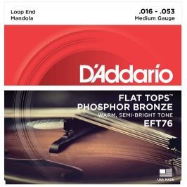D'Addario EFT76 Flat Tops Mandola Strings Medium 16-53