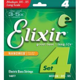 Elixir 14077 Bass NANOWEB Medium/Long Scale