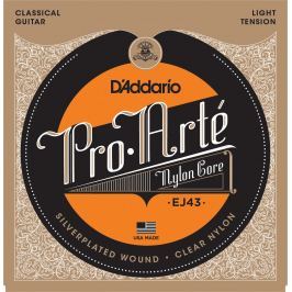 D'Addario EJ43 ProArte Laser Selected Nylon Trebles Light