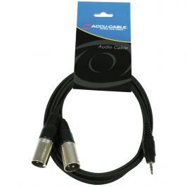American DJ AC-J3S-2XM/1,5 3,5 Jack Stereo to 2x XLR