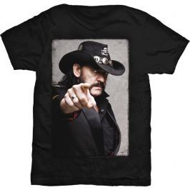 Rock Off Lemmy Pointing Photo Mens Blk T Shirt: M