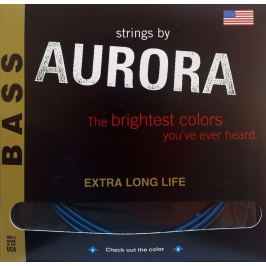 Aurora Premium Medium Bass Strings 45-105 Nitro Tangerine