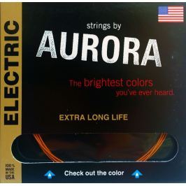 Aurora Premium Electric Guitar Strings Heavy 11-50 Clear
