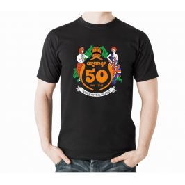 Orange 50th T-Shirt Black L