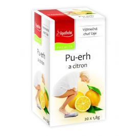 Apotheke Pu-erh a citron čaj nálevové sáčky 20x 1,8 g