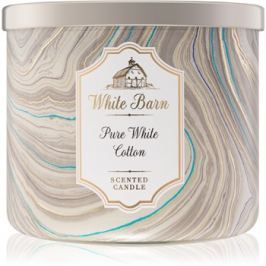 Bath & Body Works Pure White Cotton vonná svíčka 411 g