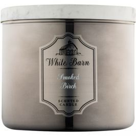 Bath & Body Works White Barn Smoked Birch vonná svíčka 411 g
