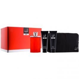 Dunhill Desire Red dárková sada VII. toaletní voda 100 ml + sprchový gel 90 ml + balzám po holení 90 ml + kosmetická taška