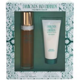 Elizabeth Taylor Diamonds and Emeralds dárková sada I. toaletní voda 100 ml + tělové mléko 100 ml