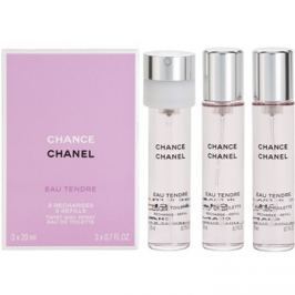 Chanel Chance Eau Tendre toaletní voda pro ženy 3x20 ml (3 x náplň)