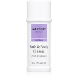 Marbert Bath & Body Classic deodorant v krému pro ženy 40 ml