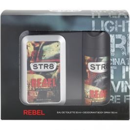 STR8 Rebel dárková sada II. toaletní voda 50 ml + deodorant ve spreji 150 ml