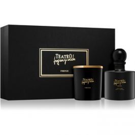 Teatro Fragranze Tabacco 1815 dárková sada I. svíčka 180 g + difuzér 200 ml + tyčinky do aroma difuzérů