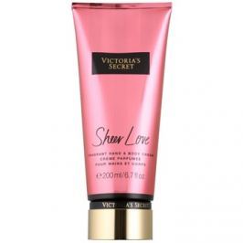 Victoria's Secret Sheer Love tělový krém pro ženy 200 ml